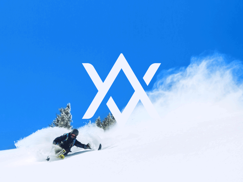 Skiing by Adam Kuhn for Bullhorn on Dribbble