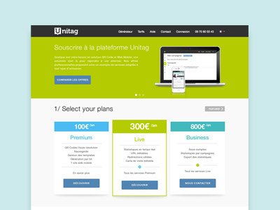 Unitag Pricing page pricing unitag