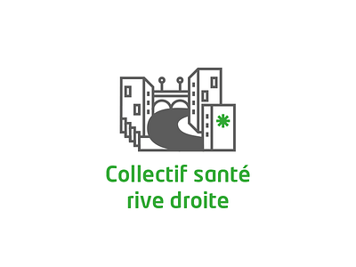 Clinique Rive Droite Logo Rough