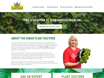 Kings Plant Barn Doctor Microsite