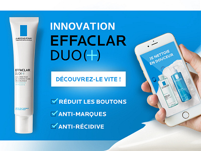 La Roche-Posay Effaclar Canvas V8 Dribbbble banners effaclar loréal rich media