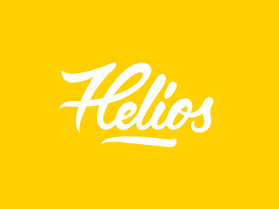 Helios handwritten logo