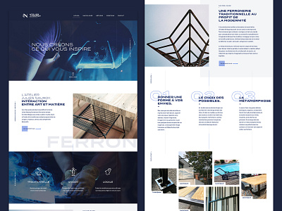 Julien Nauroy Onepage website design webdesign website