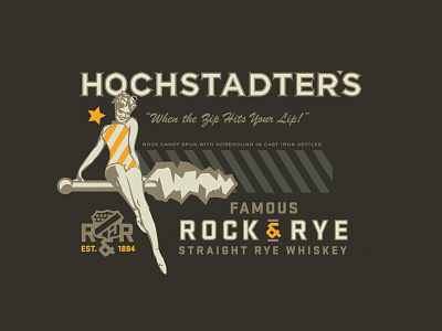 Hochstadter's Rock & Rye branding design typography