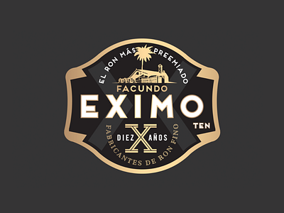 Facundo Eximo X Rum branding design icon illustration logo typography