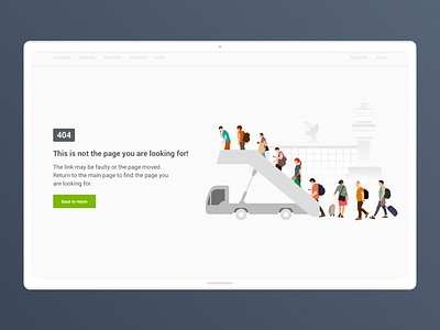 Flight 404 Error Page 404 404 error page 404 page flight illustration sketch ui