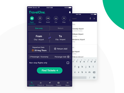 Booking Concept App book booking booking app bus car find find ticket