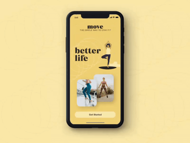 Move | Fitness App Prototype