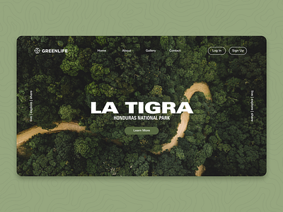 La Tigra | Honduras dribbble dribbblecommunity green honduras landing landscape latigra nationalpark nature photography tegucigalpa typogaphy ui ux ux design uxui uxuidesign web webdesign website