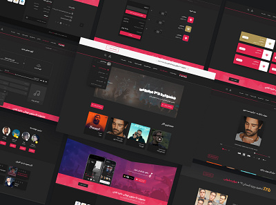 Tunes dashboard design music music player player player ui records theme ui ux wordpress