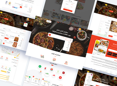 Freefood clean dashboard design fast food food freefood magazine order food theme ui ui design ux ux design wordpress سفارش غذا فری فود فست فود