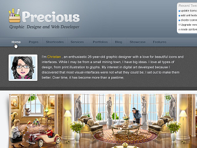 Precious designe graphic portfolio precious ui ux web