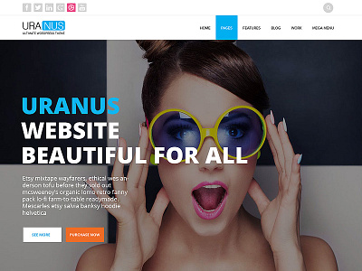 Uranus Responsive Multipurpose Wordpress Theme multipurpose responsive theme themeforest ui uranus wordpress