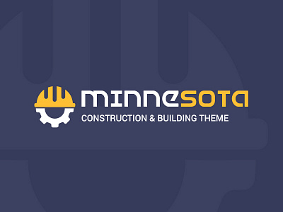 Minnesota building clean construction logotype minnesota theme themeforest ui ux