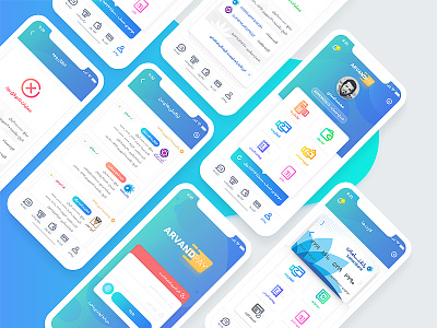 Arvand Pay app app arvand pay dashboard payment ui user interface ux