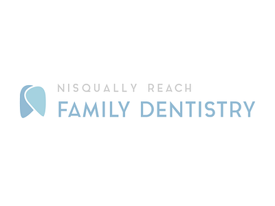 Nisqually Reach Family Dental Dribbble Landscape Nisqually Reac branding design logo typography