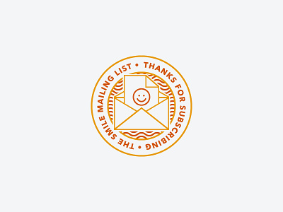 Thanks for Subscribing! avenir email envelope icon iconography logo mail pattern smile sticker