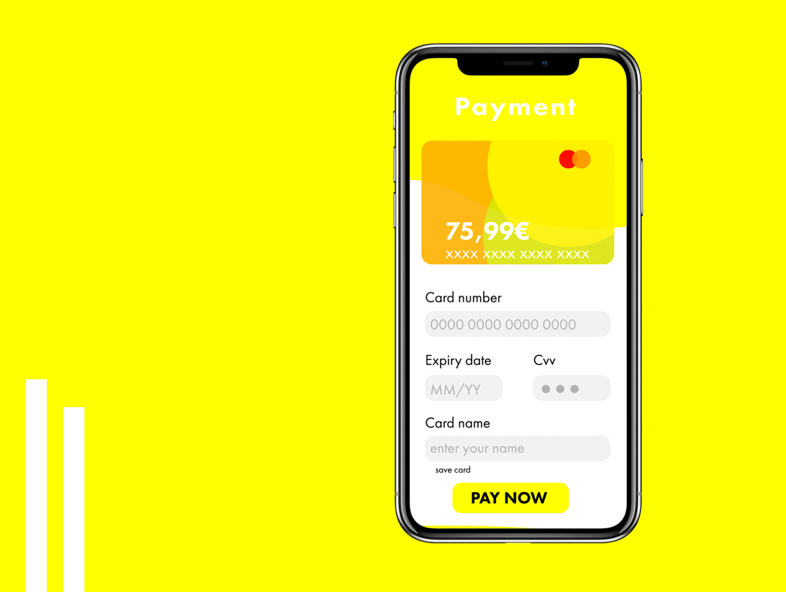 Daily UI #002 002 color daily ui 002 dailyui graphic illustration payment yellow