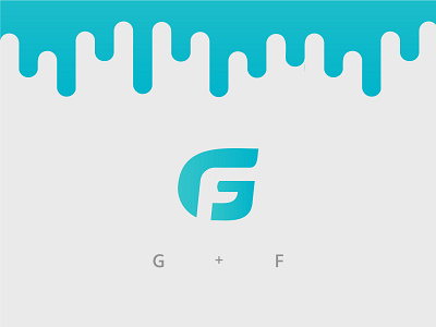 G and F letters logo concept