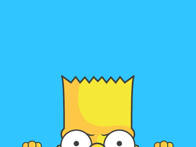 Bart Simpson is looking at you bart bart simpson illustrated illustration los simpsons the simpsons