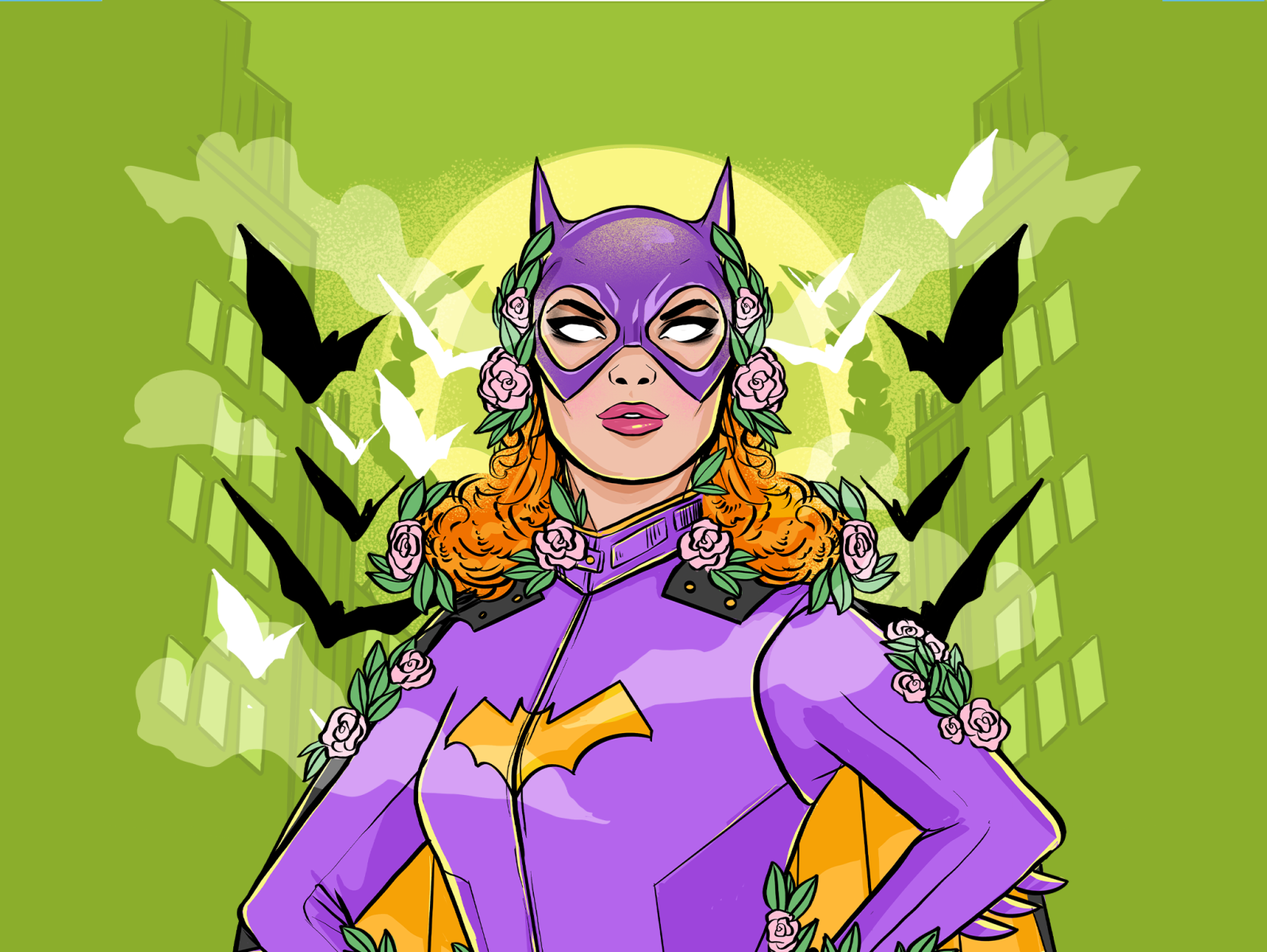 Weirdtober 013031 Batgirl Barbara Gordon By Nina Zivkovic On Dribbble 9054