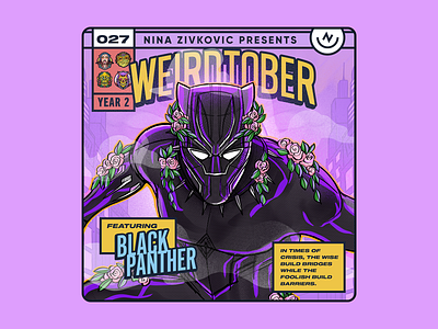 Weirdtober 027/031: – King T’Challa aka Black Panther