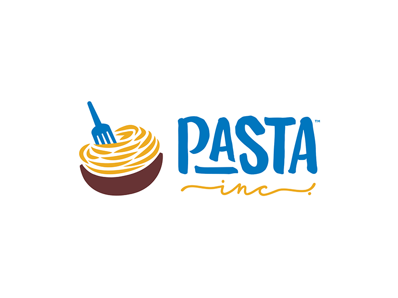 Pasta Inc branding concept design food graphic design icon identity logo restaurant typography wordmark work in progress
