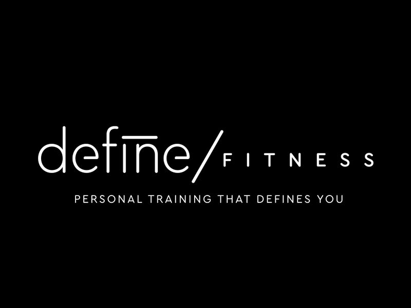 Define Fitness Logo × Final + Graveyard Concepts brand identity branding fitness graphic design gym icon logo logo design personal fitness typography wordmark