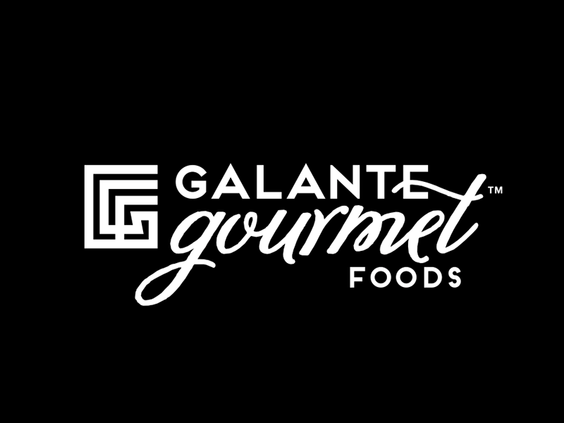 Galante Gourmet Foods × Graveyard Concepts brand identity branding catering food graphic design icon logo logo design typography wordmark