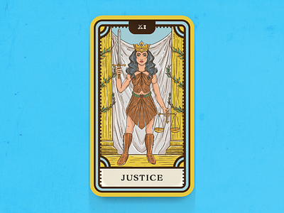 Tarot Card Series 1: 8 Justice