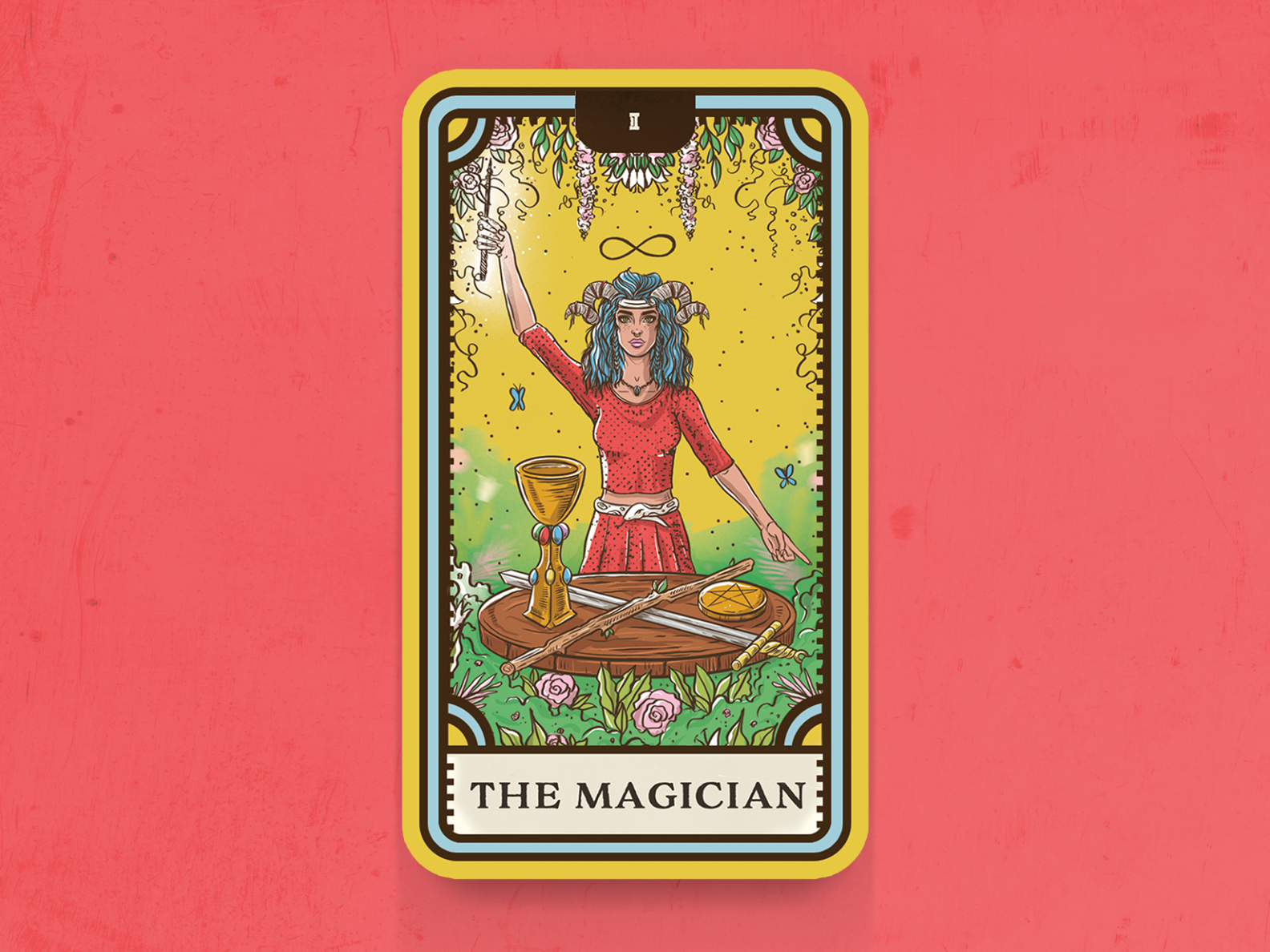 Tarot Card Series 1: 1 The Magician by Nina Zivkovic on Dribbble