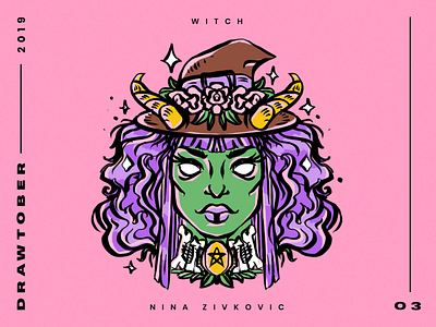 Drawtober: 03 of 31 – Witch crushtober daily sketch drawlloween drawtober dungeon degenerates flower illustration inktober monster monster drawing club procreate sketch sorcerer sorceress sorcery wicked witch wizard