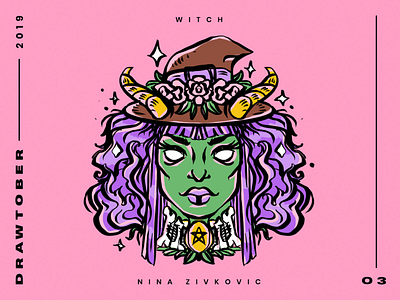 Drawtober: 03 of 31 – Witch