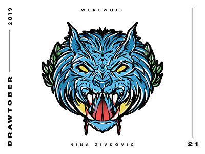 Drawtober: 21 of 31 – Werewolf