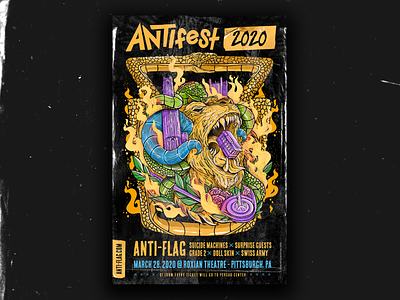 ANTIfest 2020 Concert Poster