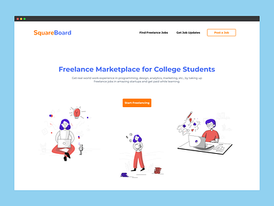 SquareBoard | Freelance Services Marketplace for College Student