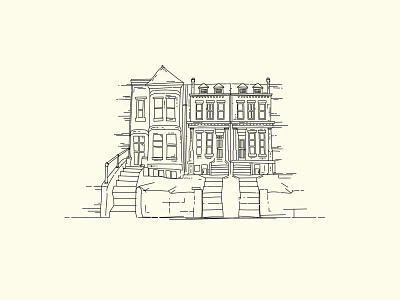 Row house sketch