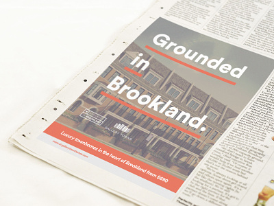 Newspaper Ad advertising bookland branding campaign dc newspaper