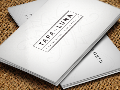 Tapa la Luna business card