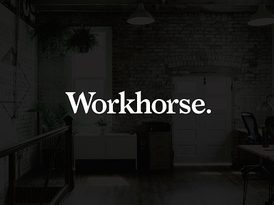 Workhorse rebrand branding design rebrand studio workhorse