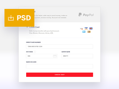 #TBT Credit Card Checkout creditcard dailychallenge dailyui download free psd ui userinterface ux