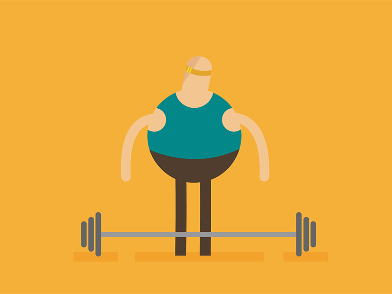Characters after effects animated animated gif animation animator design gym illustration motiongraphics rigging vector walk cycle