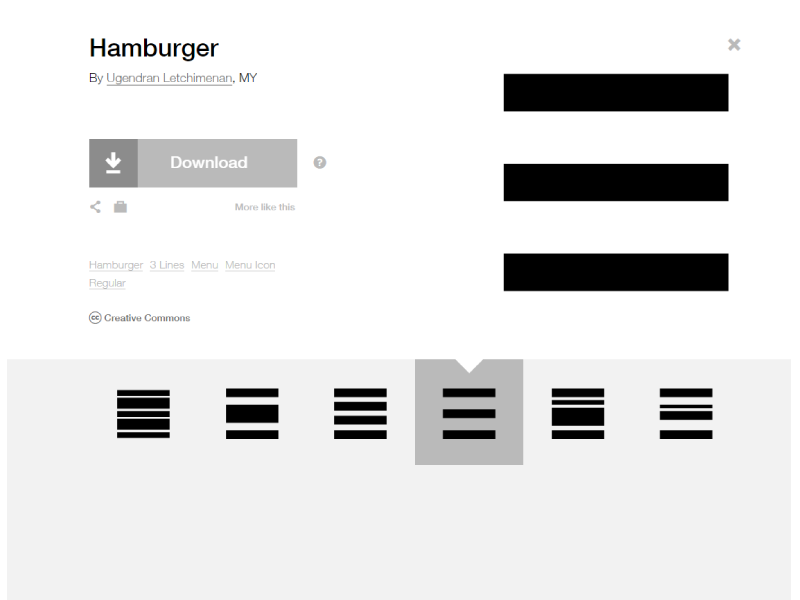 Hamburger Collection - Menu Icons funny burgers menu icon menu icon