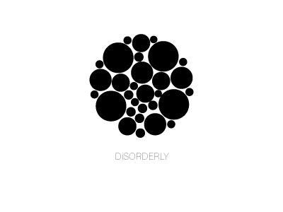 Disorderly black chaos circle crop circle disorder fractal nature organised pattern