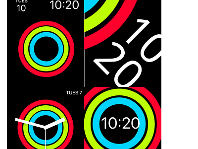 Early Sketches of Watchface Ideas