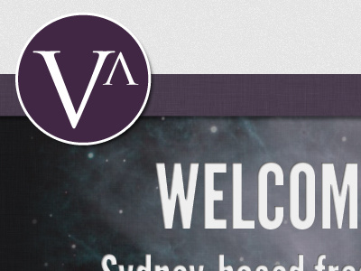 Welcome to Valhalla gray header purple space texture type