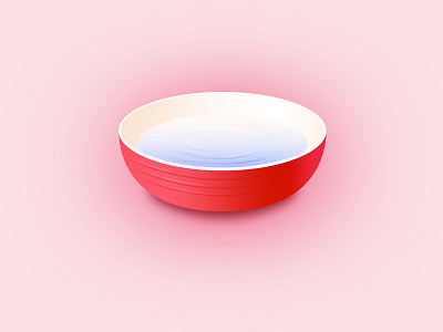 Red bowl ui
