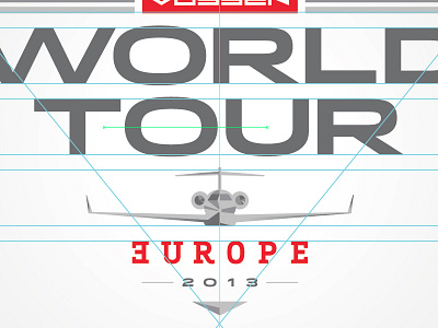 VWT Europe - Guides airplane europe g6 jet poly polygons symmetrical symmetry triangle typography