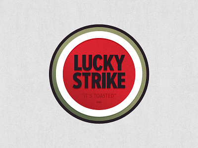 Lucky Strike (Rebrand to the Rebrand Proposal) 50s lucky mad men proposal rebrand reimagining retro strike