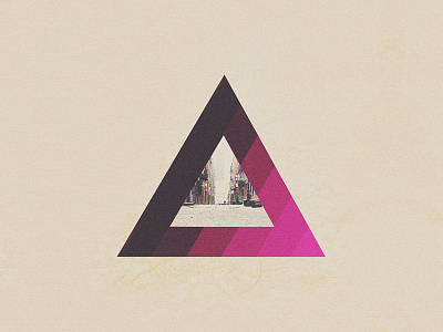 Triangle Experiment abstract geometric gradient polygon triangle tycho